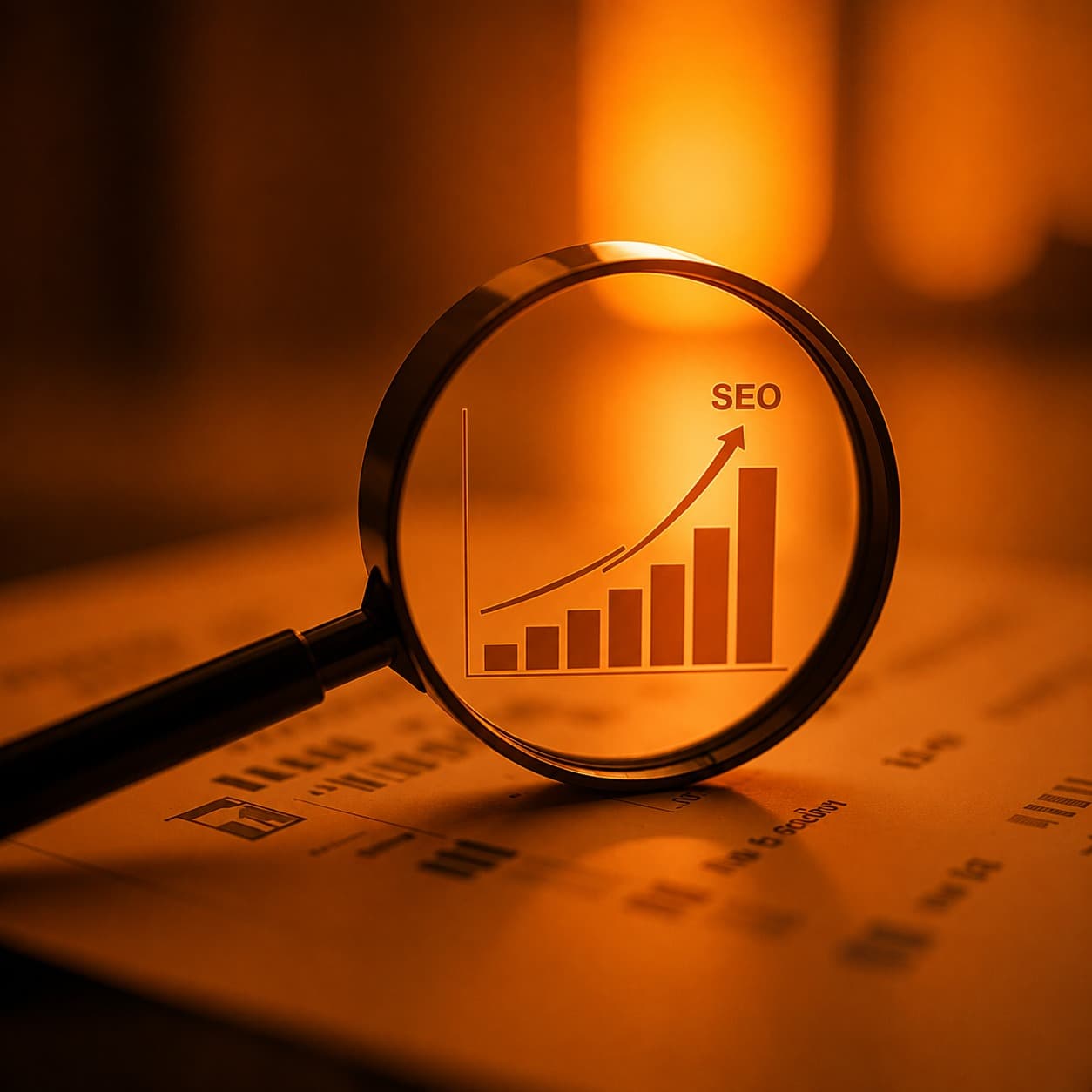 Growth strategist reviewing SEO performance analytics